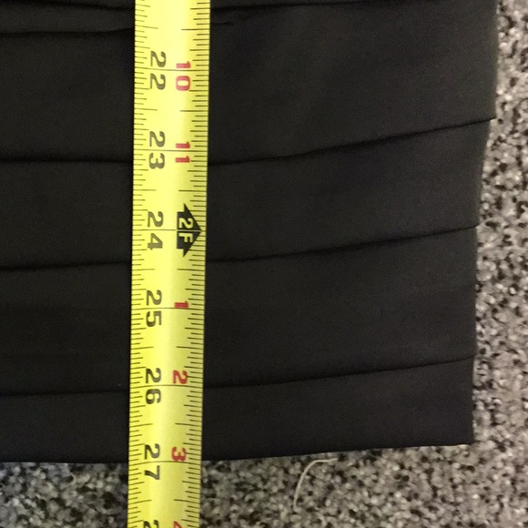 8 Express black strapless shiny dress - Picture 10 of 12